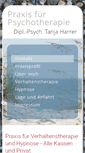Mobile Screenshot of praxis-harrer.de